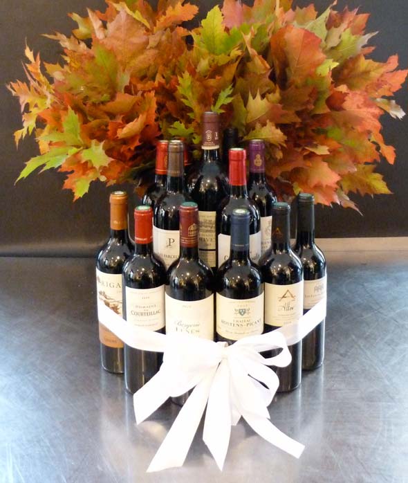 Bouquet de vins aux couleurs automnales - LuxeTentations.fr