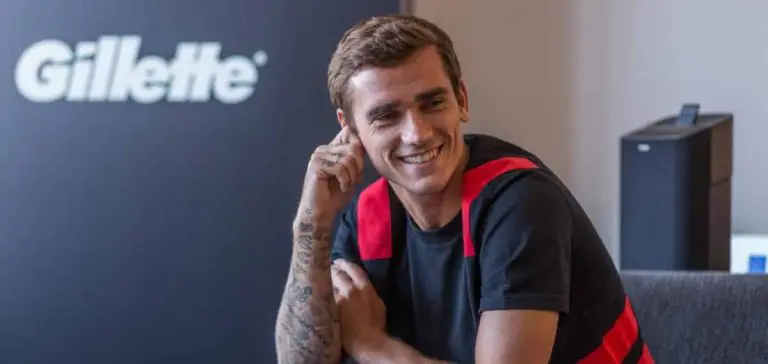 Antoine Griezmann, designer pour Gillette