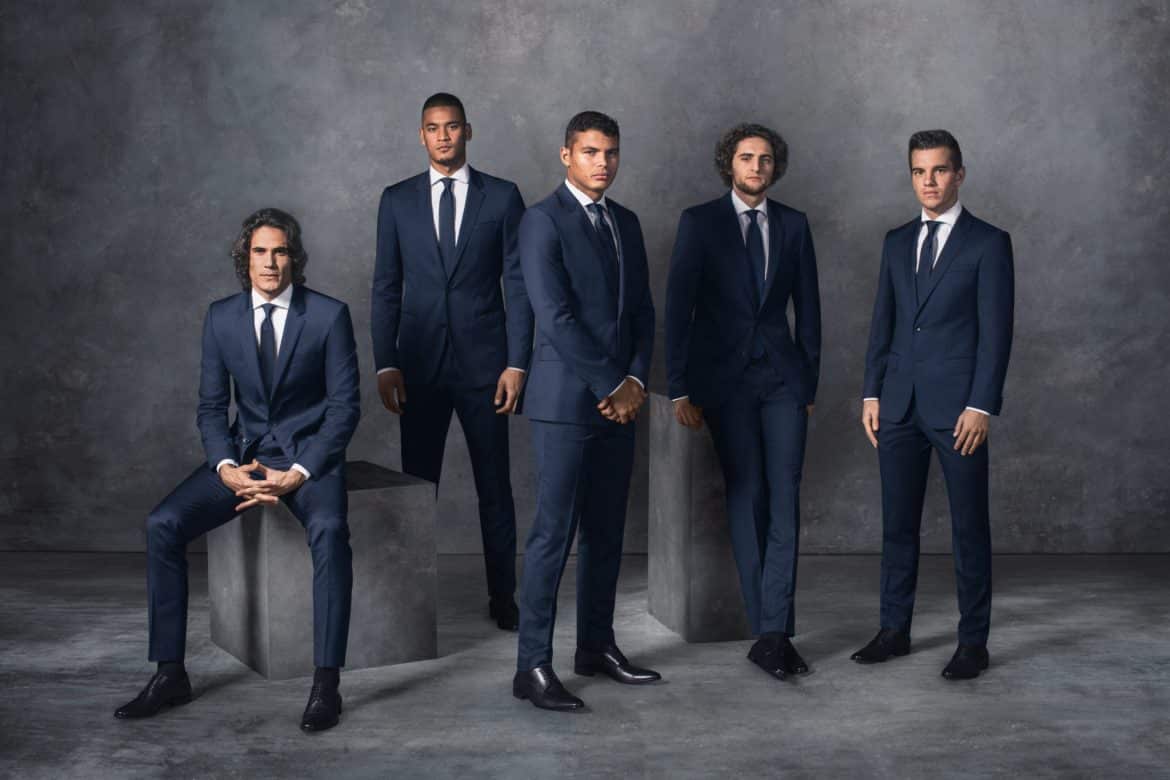 Hugo Boss dévoile les photos des équipes du Paris Saint-Germain en BOSS