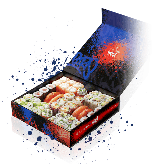 Street Art in the Box pour célébrer les 20 ans de Sushi Shop