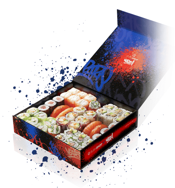 Street Art in the Box pour célébrer les 20 ans de Sushi Shop