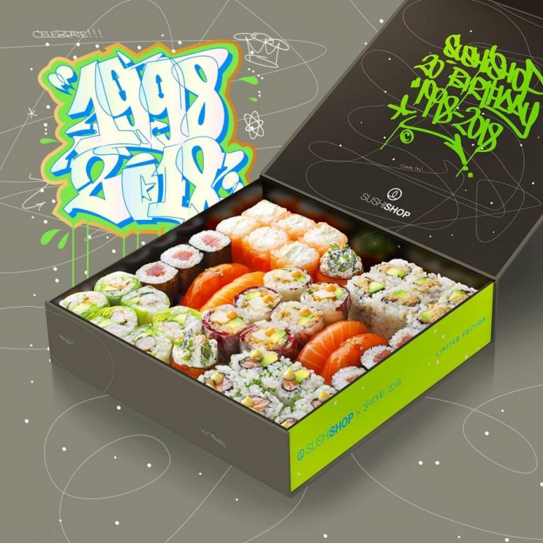 Street Art in the Box pour célébrer les 20 ans de Sushi Shop