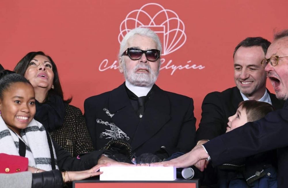 Karl Lagerfeld, illuminera les Champs-Élysées