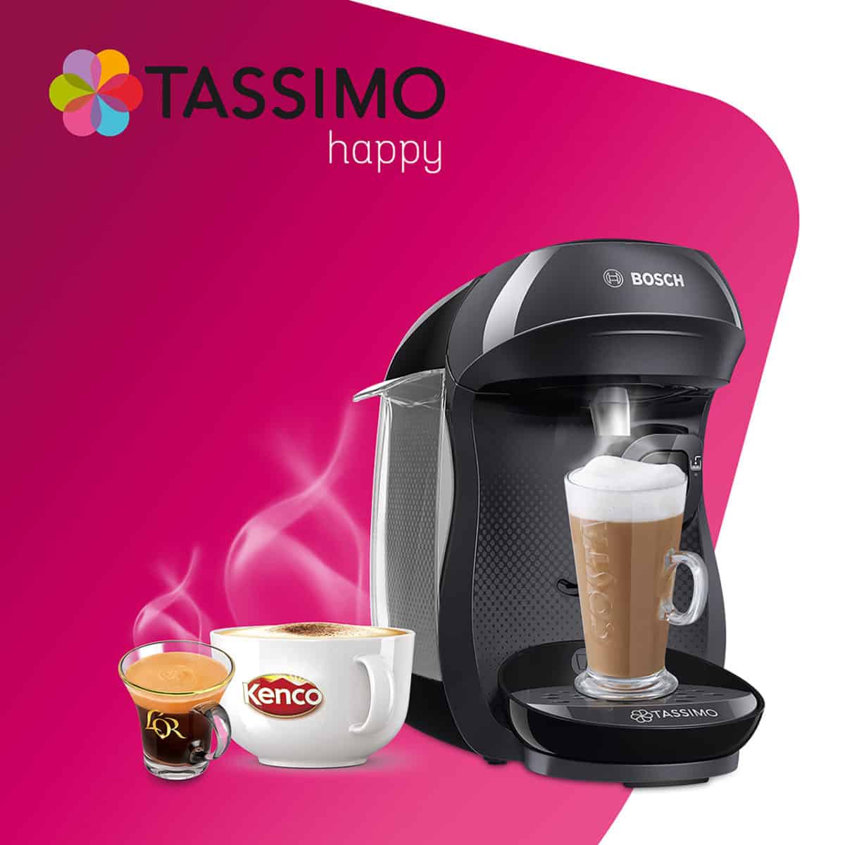 Happy by Tassimo, un bon café d'un seul clic