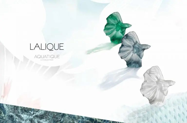 Lalique Aquatique, une collection dédiée aux créatures marines