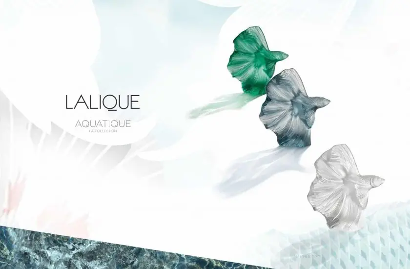 Lalique Aquatique, une collection dédiée aux créatures marines