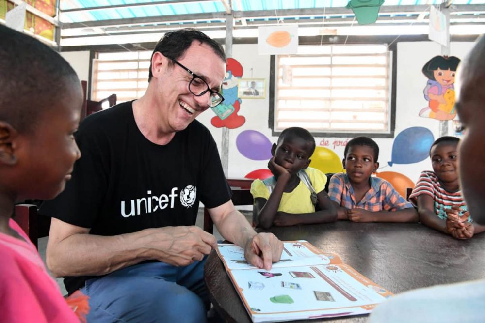 Thierry Beccaro, nouvel ambassadeur UNICEF France