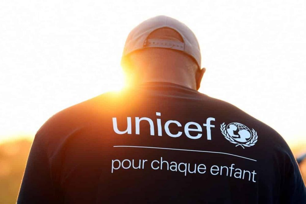 Teddy Riner aux côtés d’UNICEF