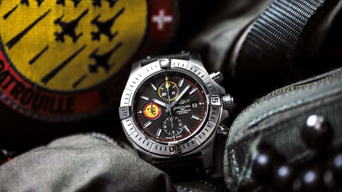 Breitling célèbre le 55e anniversaire de la patrouille des forces aériennes suisses