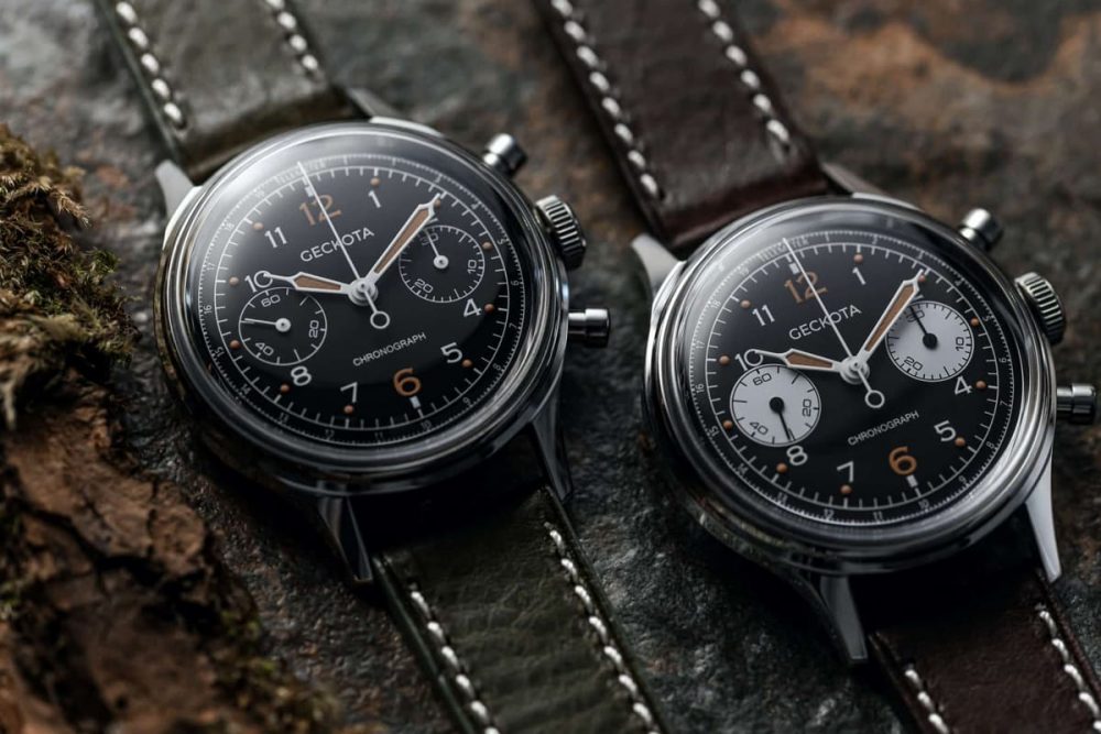 Geckota W-02, le chronographe militaire vintage