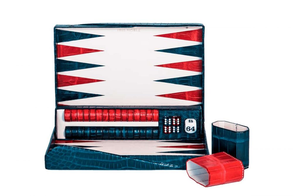 Iris Noble, le backgammon, de luxe… et de voyage