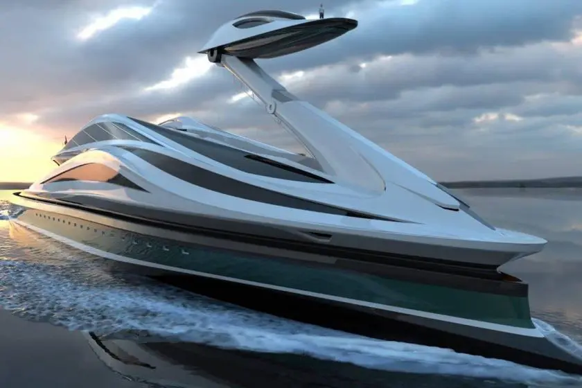 Le Superyacht Avanguardia, imaginé par le designer italien Pierpaolo Lazzarini