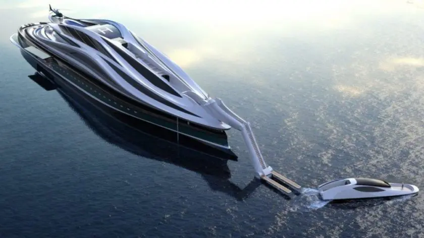 Le Superyacht Avanguardia, imaginé par le designer italien Pierpaolo Lazzarini