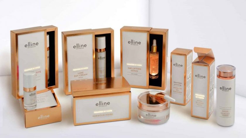 Elline, jeune marque de cosmétiques made in Switzerland, s'engage à créer de luxueux soins anti-âge baptisés « Treasures of Youth ».