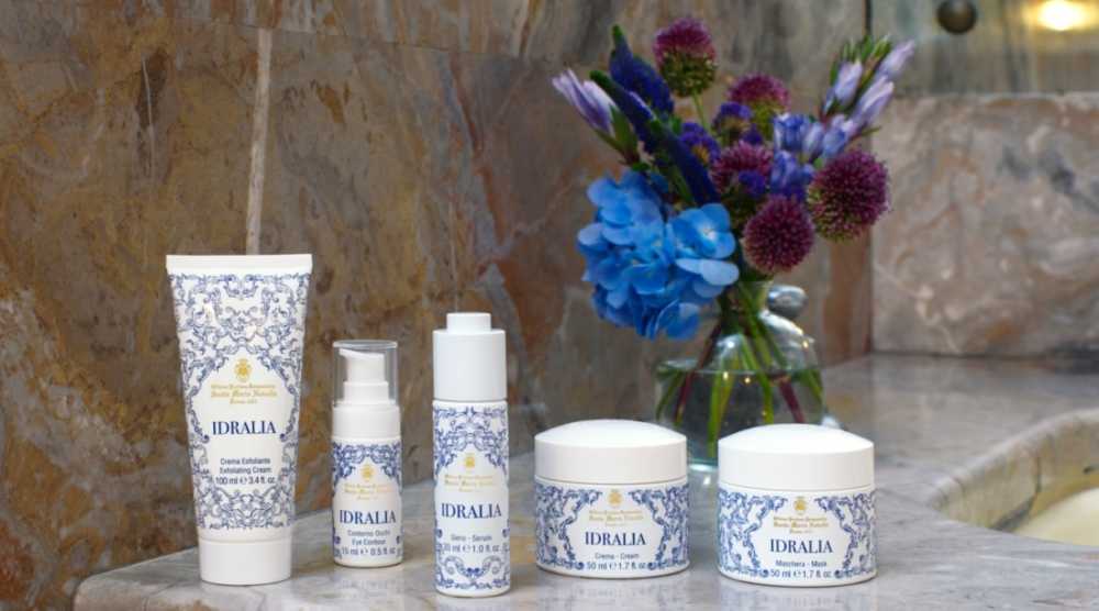 Idralia première ligne cosmétique par SANTA MARIA NOVELLA