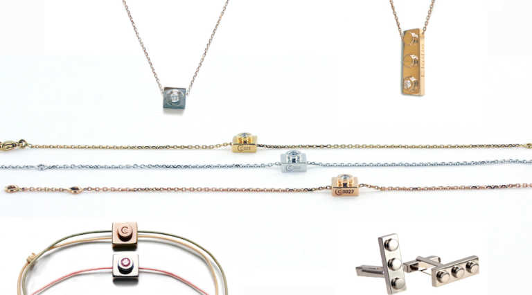 Bijoux Bricc bracelets, colliers et boutons de manchette