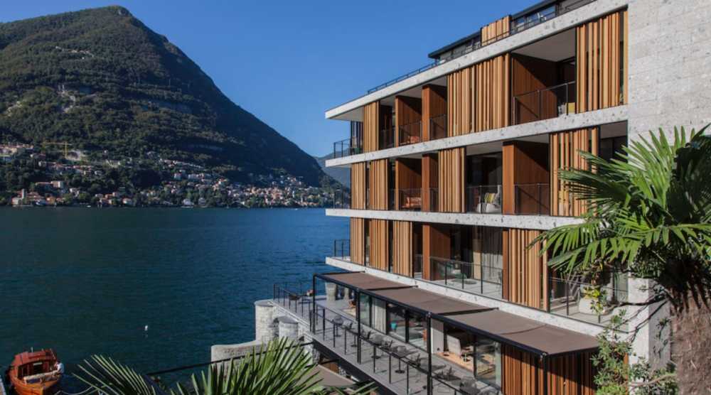 Il Sereno, la façade sur le lac