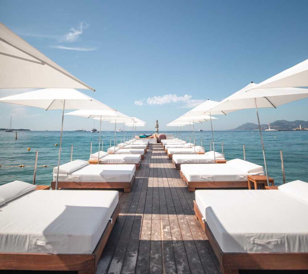 Cannes hôtel Mondrian plage