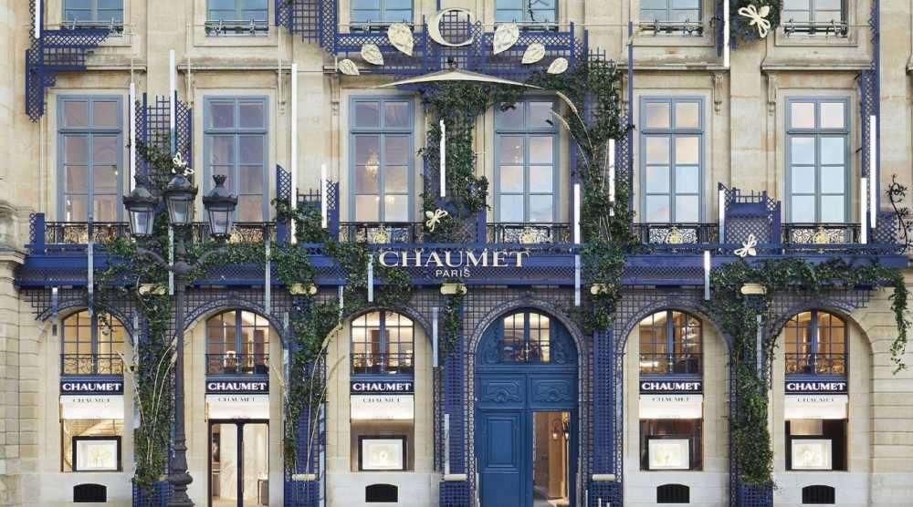 Façade du magasin Chaumet Paris