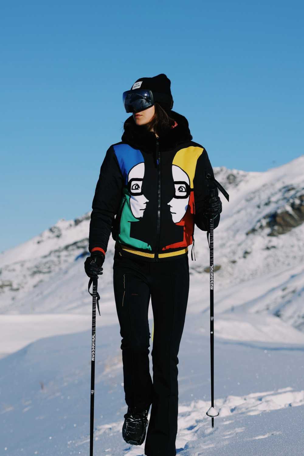 moontain tenue ski noire
