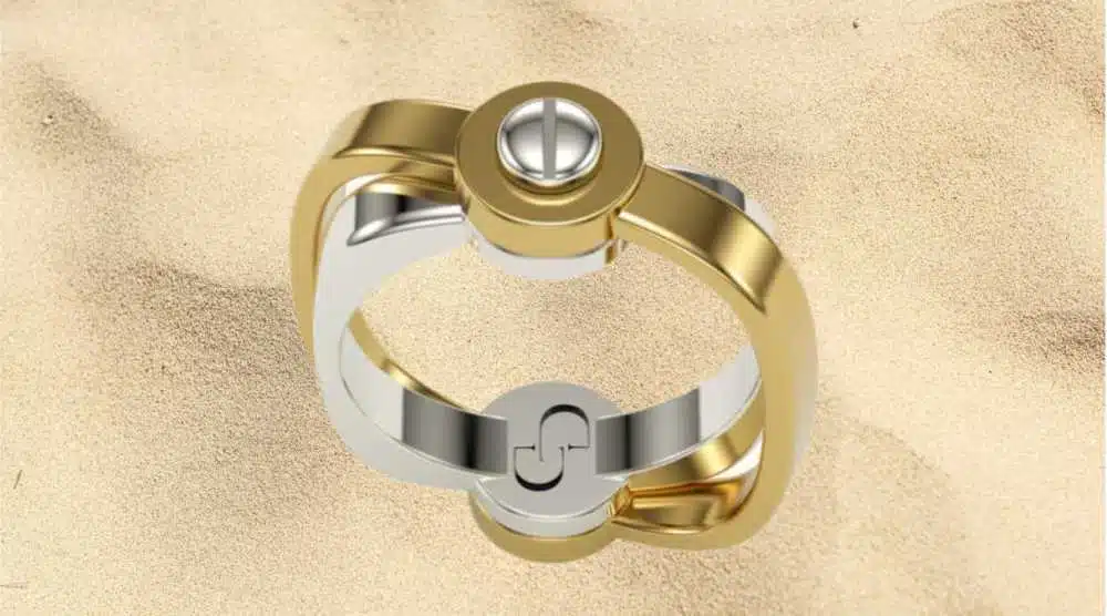 Bague Or et Argent Palermo