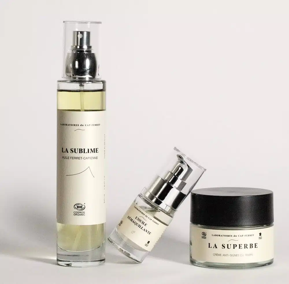 soins des Laboratoires du Cap-Ferret flacons