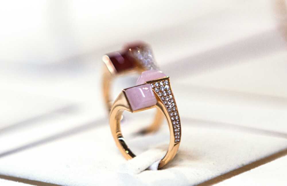 Marli bague rose 