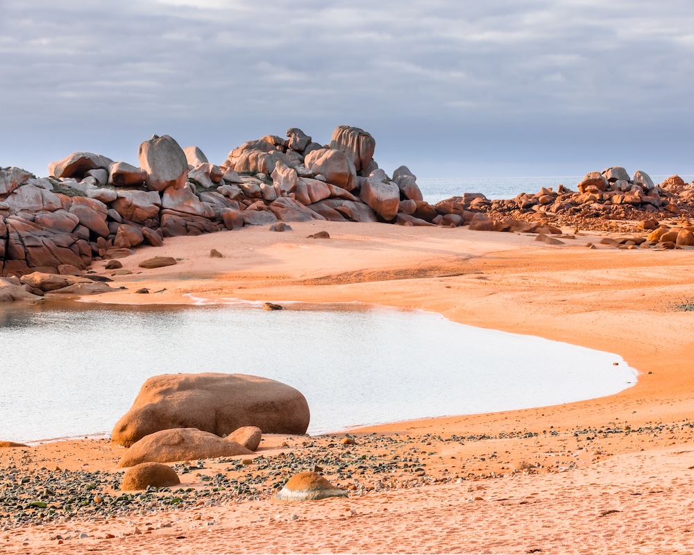 cote de granit rose rochers