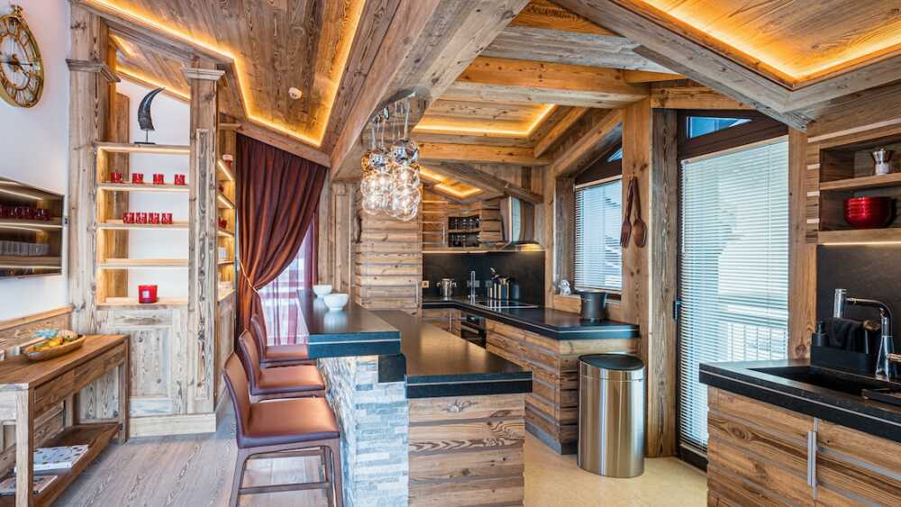 Le Collectionist cuisine chalet Petit Ours Alpes Suisses