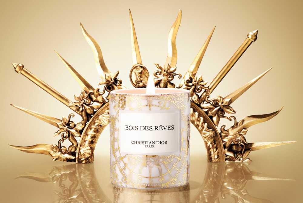 bougies de Noël Dior