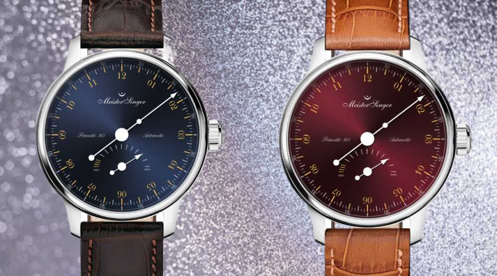 MeisterSinger 2 montre mono aiguilles