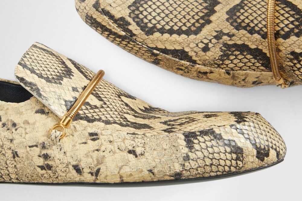 les mocassins Snake Loafers de Jil Sander