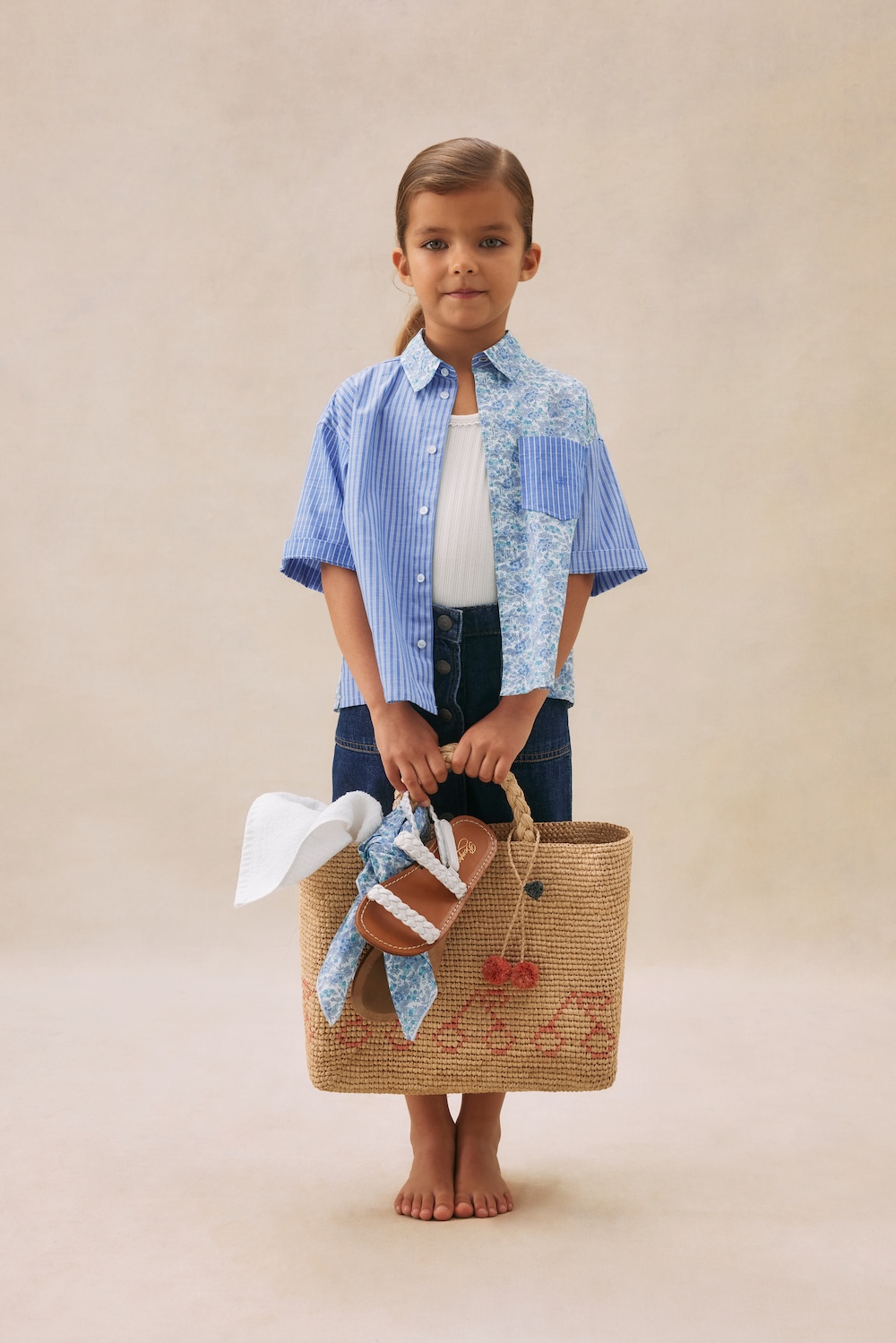 collection enfant :  fille au panier