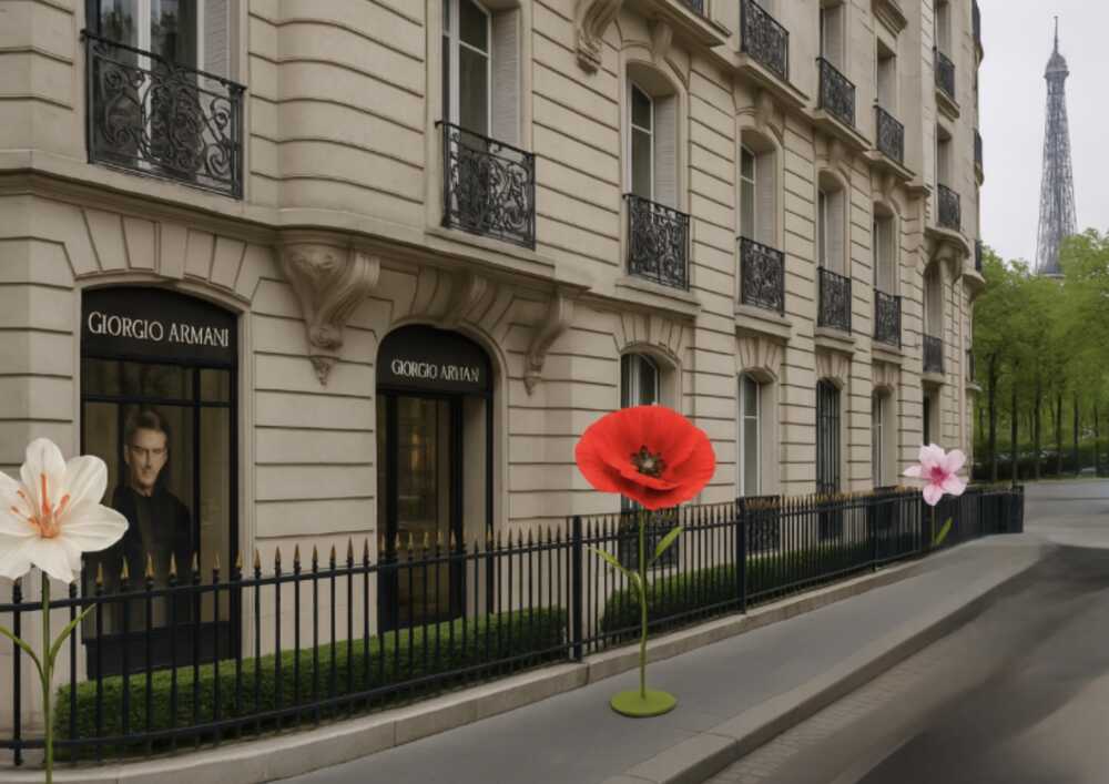 Balade parisienne fleurie