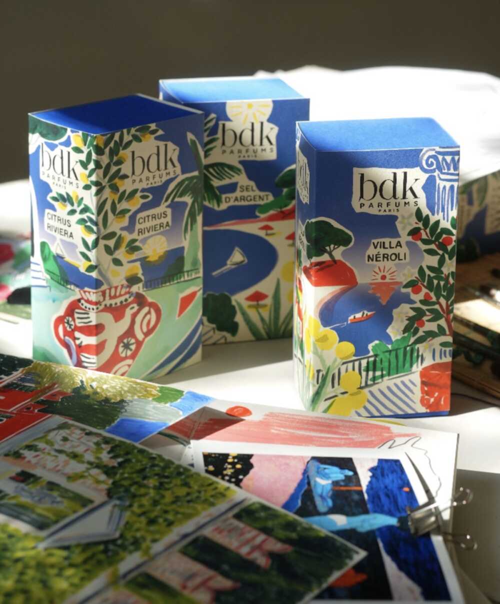 les 3 parfums collection Azur