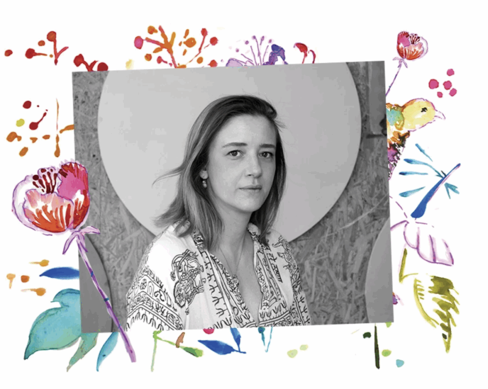 Elzbieta Radziwill créatrice du packaging  avec lotus