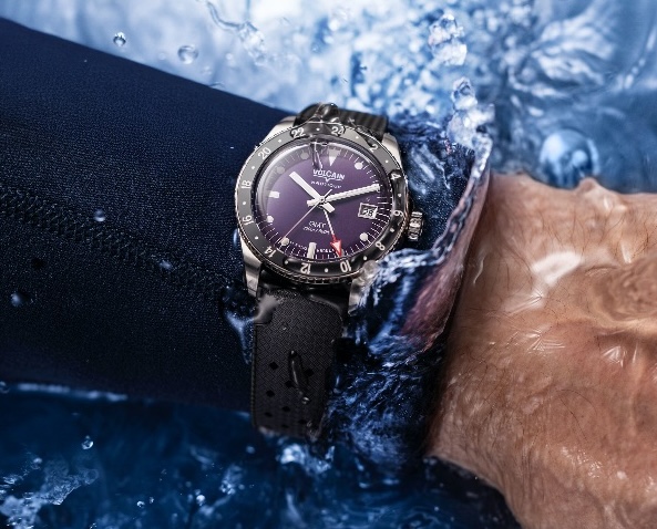 Montres étanches Vulcain Skindiver Nautique GMT