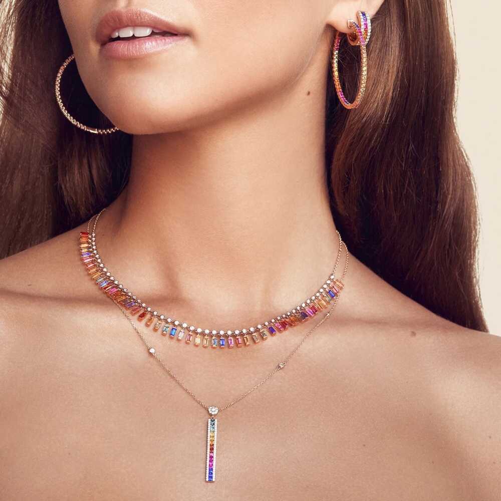 Joaillerie de niche Djula collier baguette