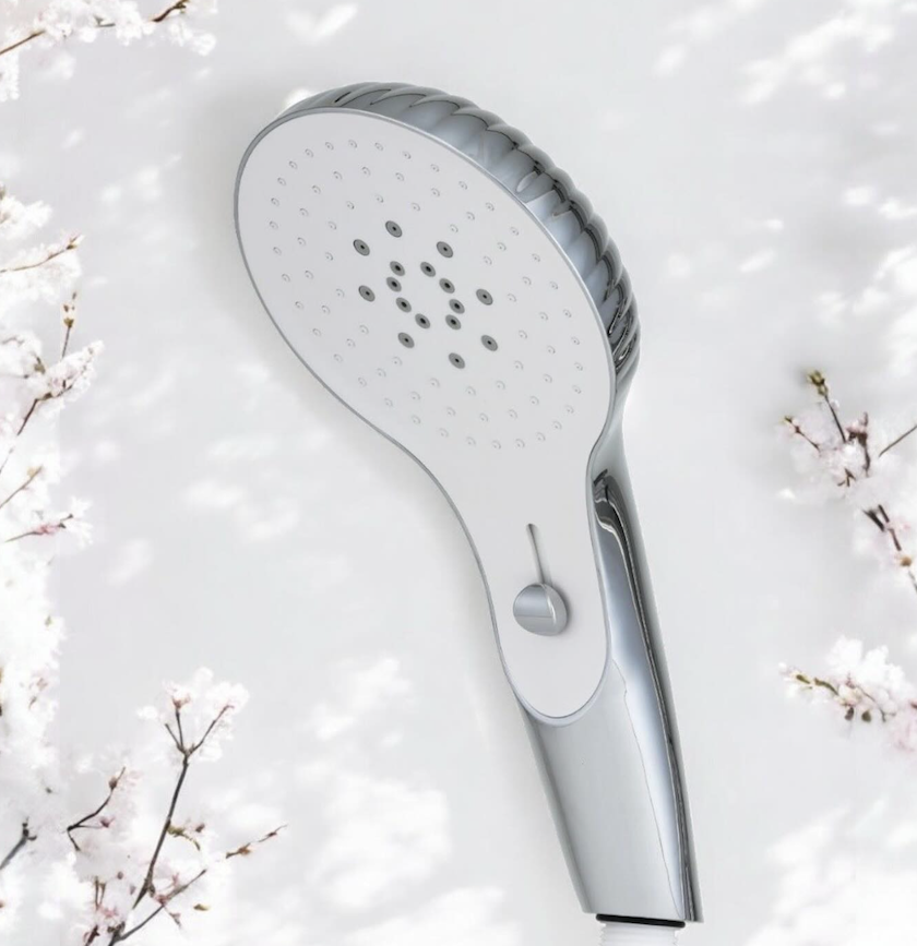 accessoires de beauté : le pommeau de douche