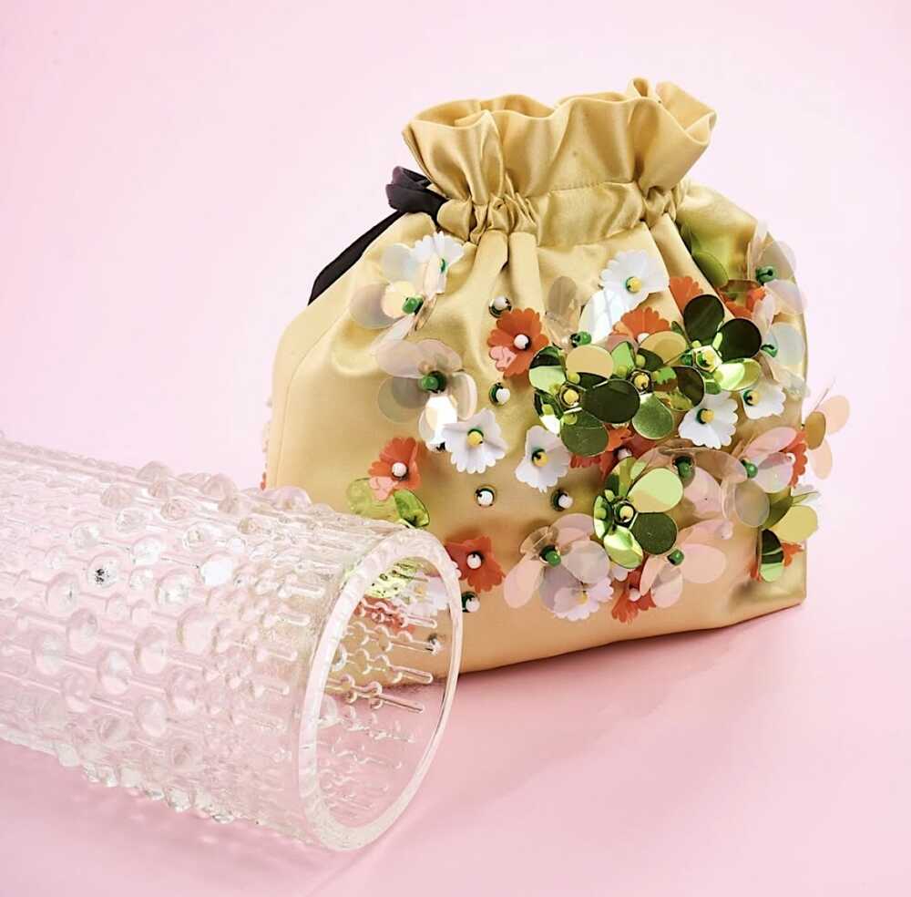 Dilisa pochette à fleurs