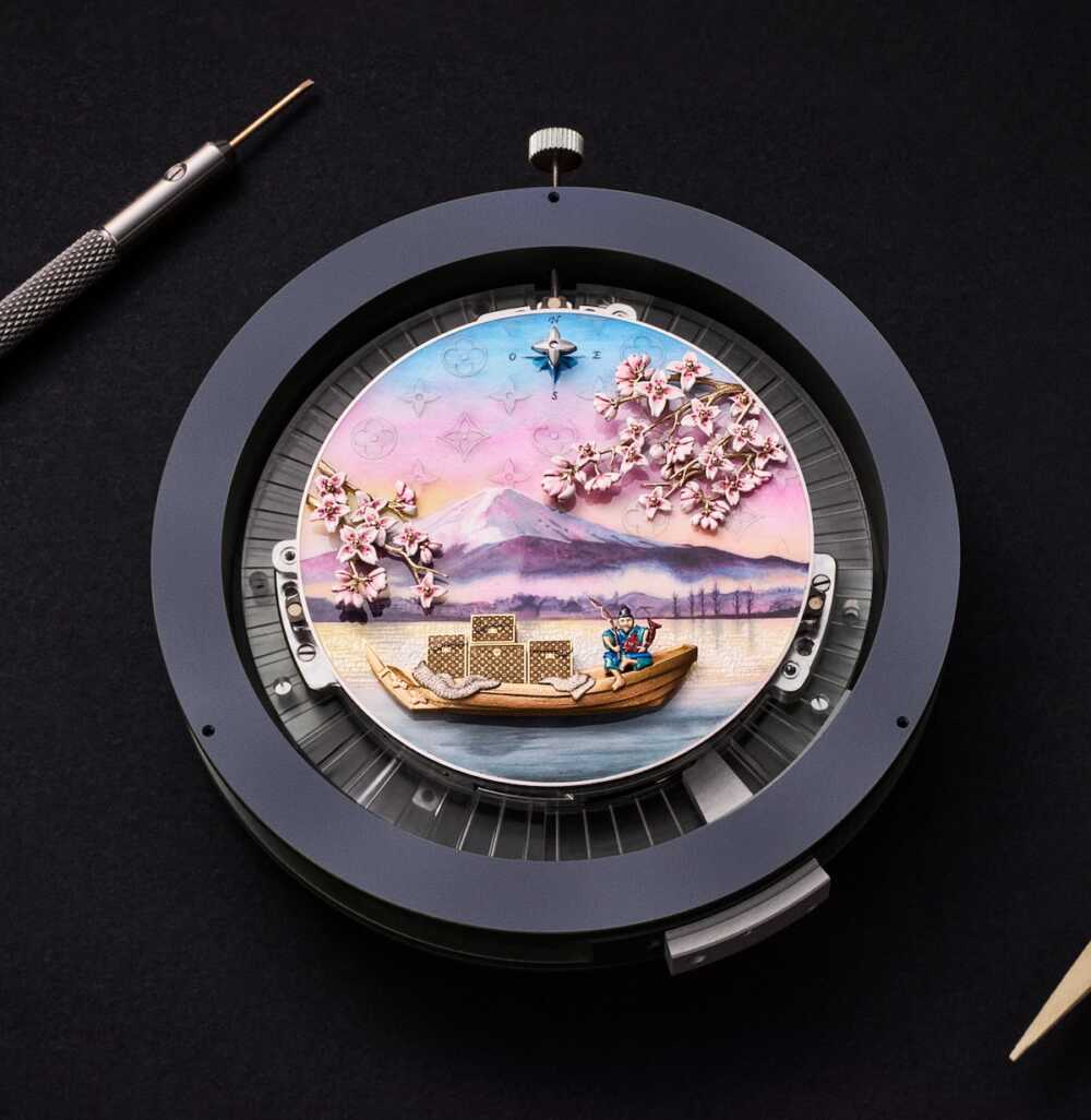 Verso de la montre