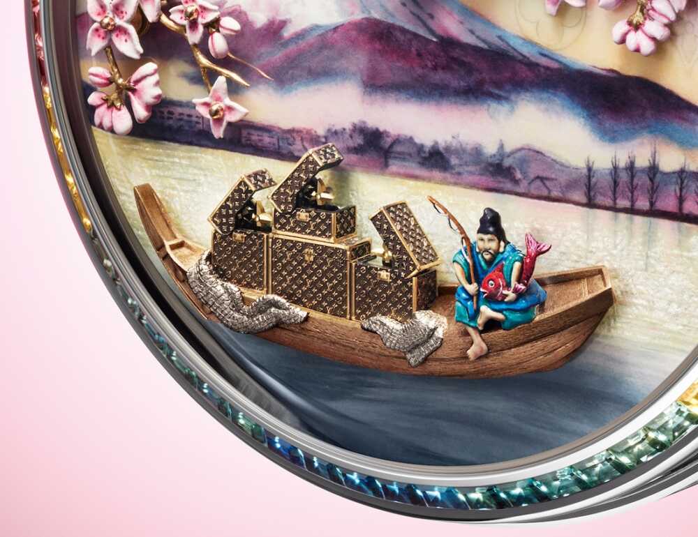 Montre de Poche avec malles Louis Vuitton