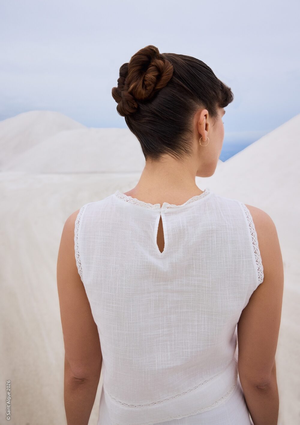 coiffures Saint Algue le chignon