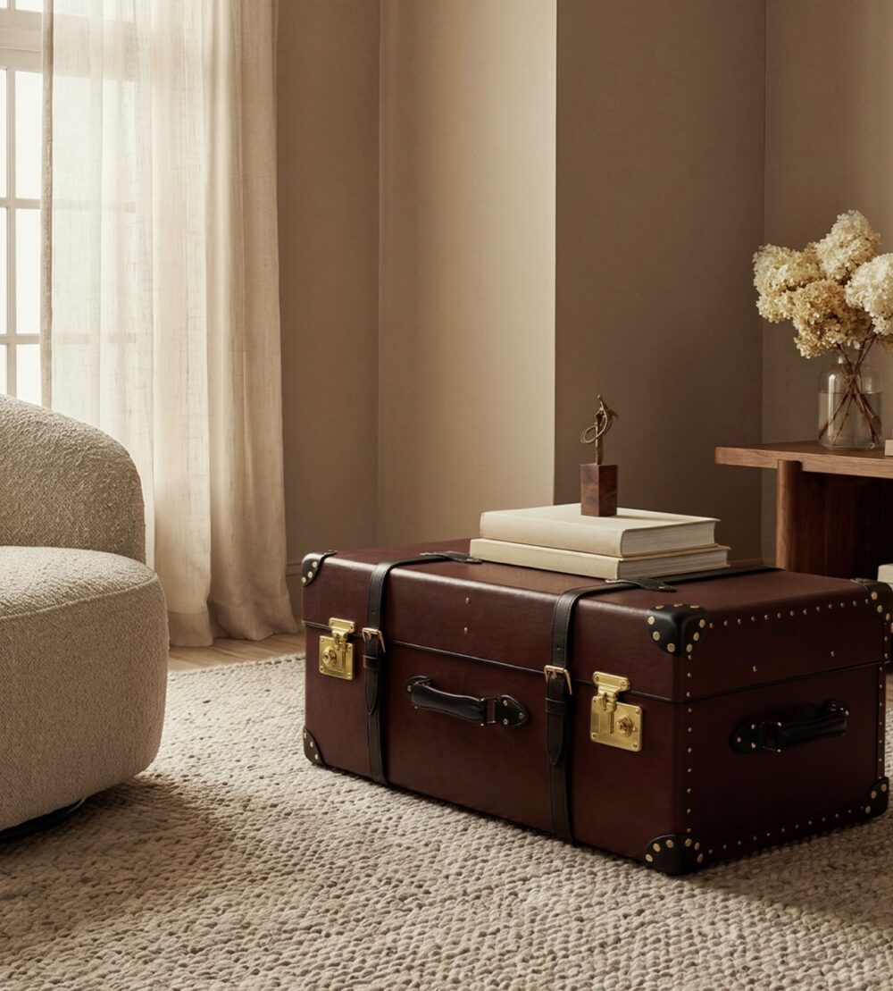 Steamer Home Trunk, la malle Marron