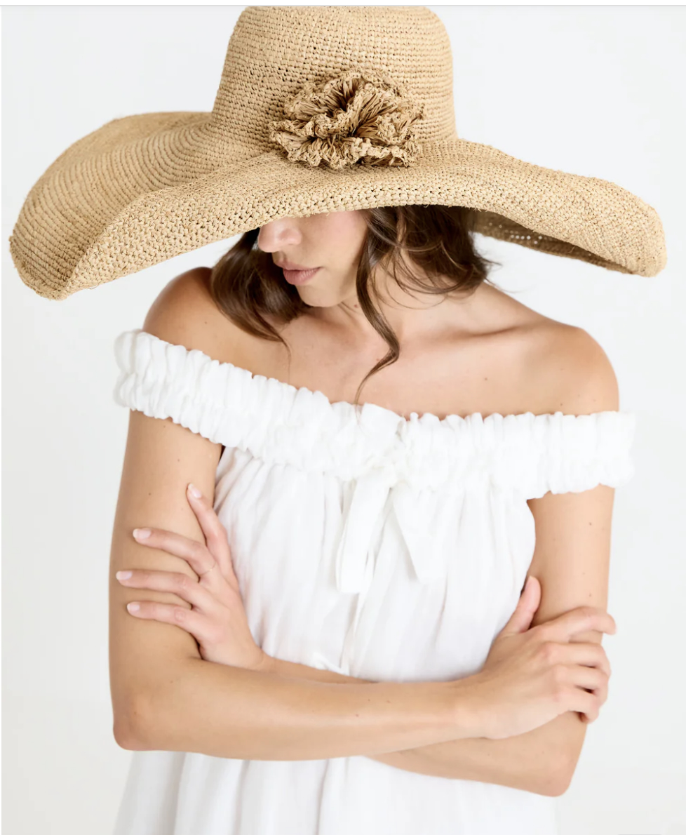 chapeaux de paille Hera tea