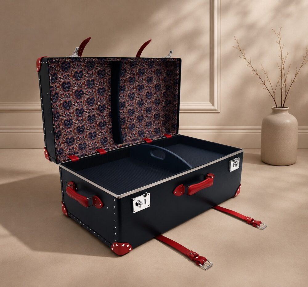 malle de luxe, model Bleu et Rouge