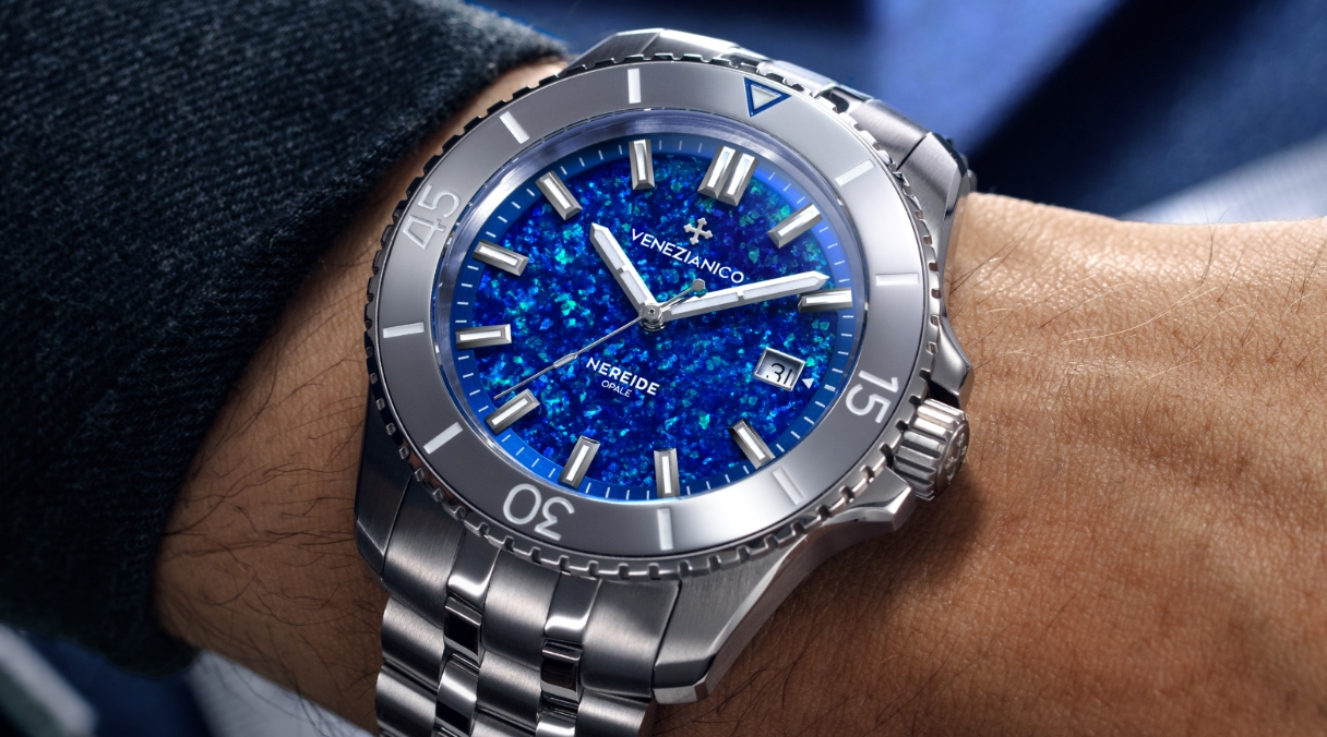 Nereide Opale Blu, la montre à l&rsquo;identité aquatique de Venezianico